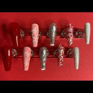 Christmas Press On Nails